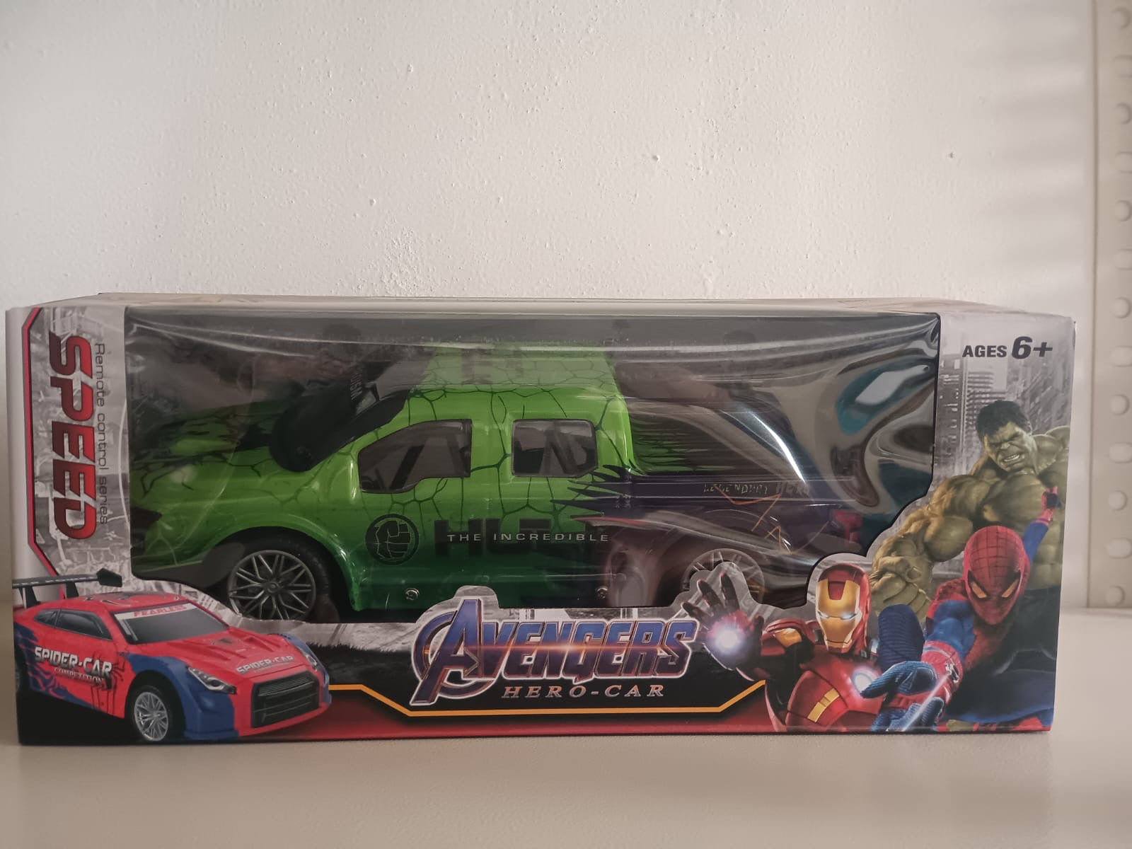 Avengers Hero-Car Hulk Remote Control Pickup Truck Toy
