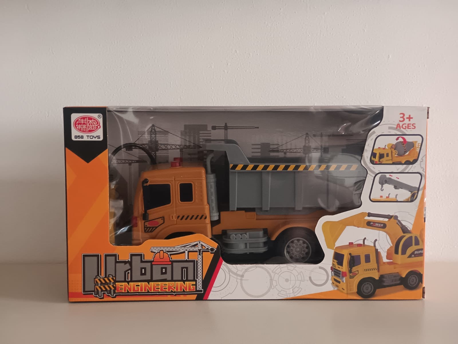 Urban Engineering Construction Dump Truck Toy for Kids