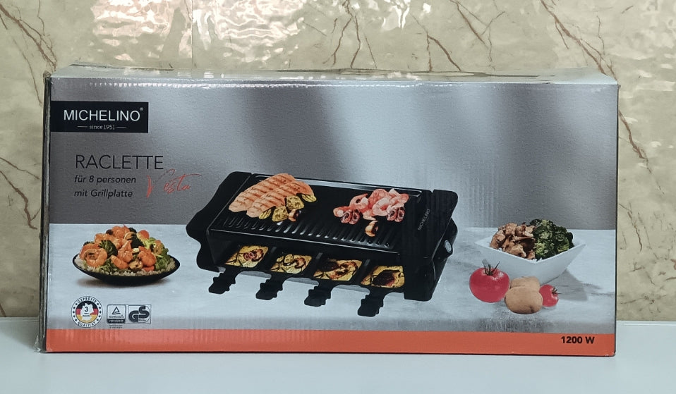 Michelino "Vesta" 8-Person Electric Raclette & Grill