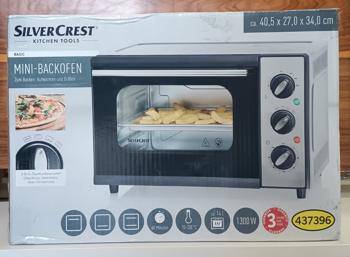 SilverCrest Electric Countertop Mini Oven