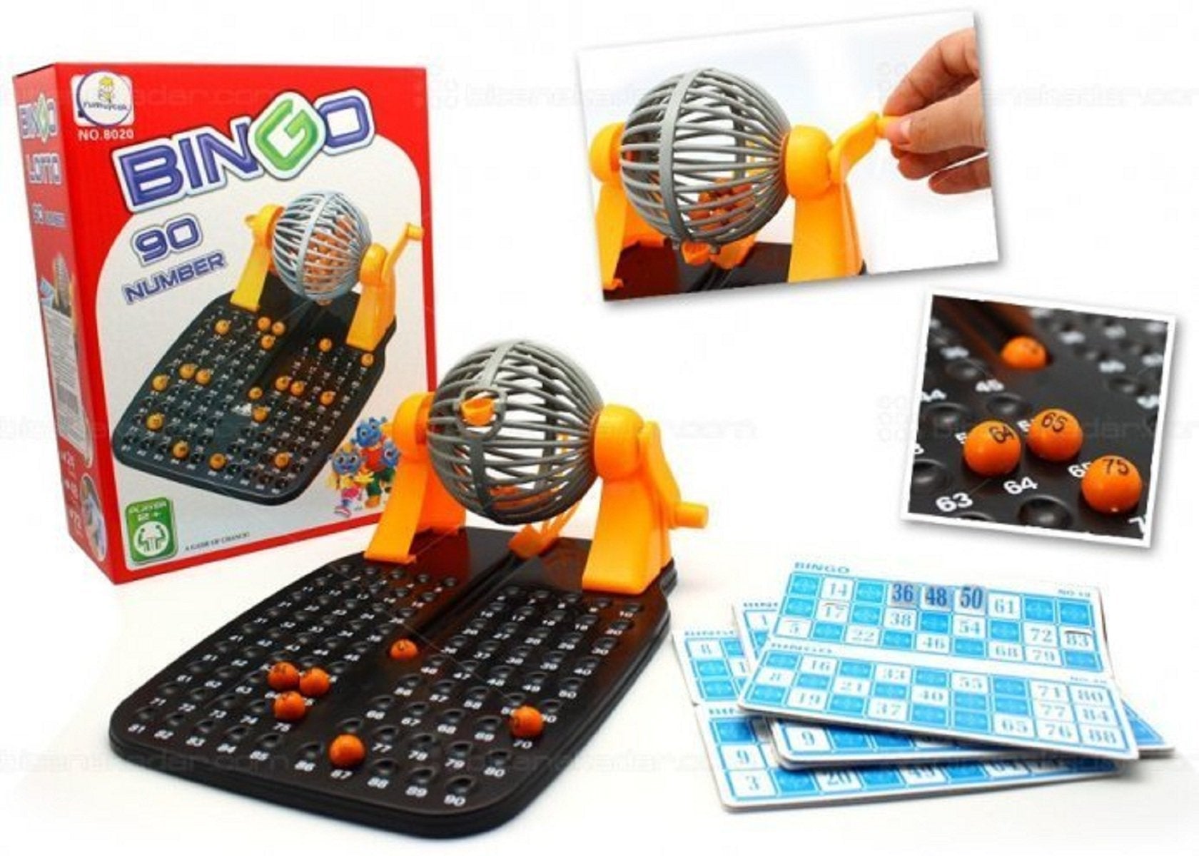 90-Number Bingo Lotto Family Board Game