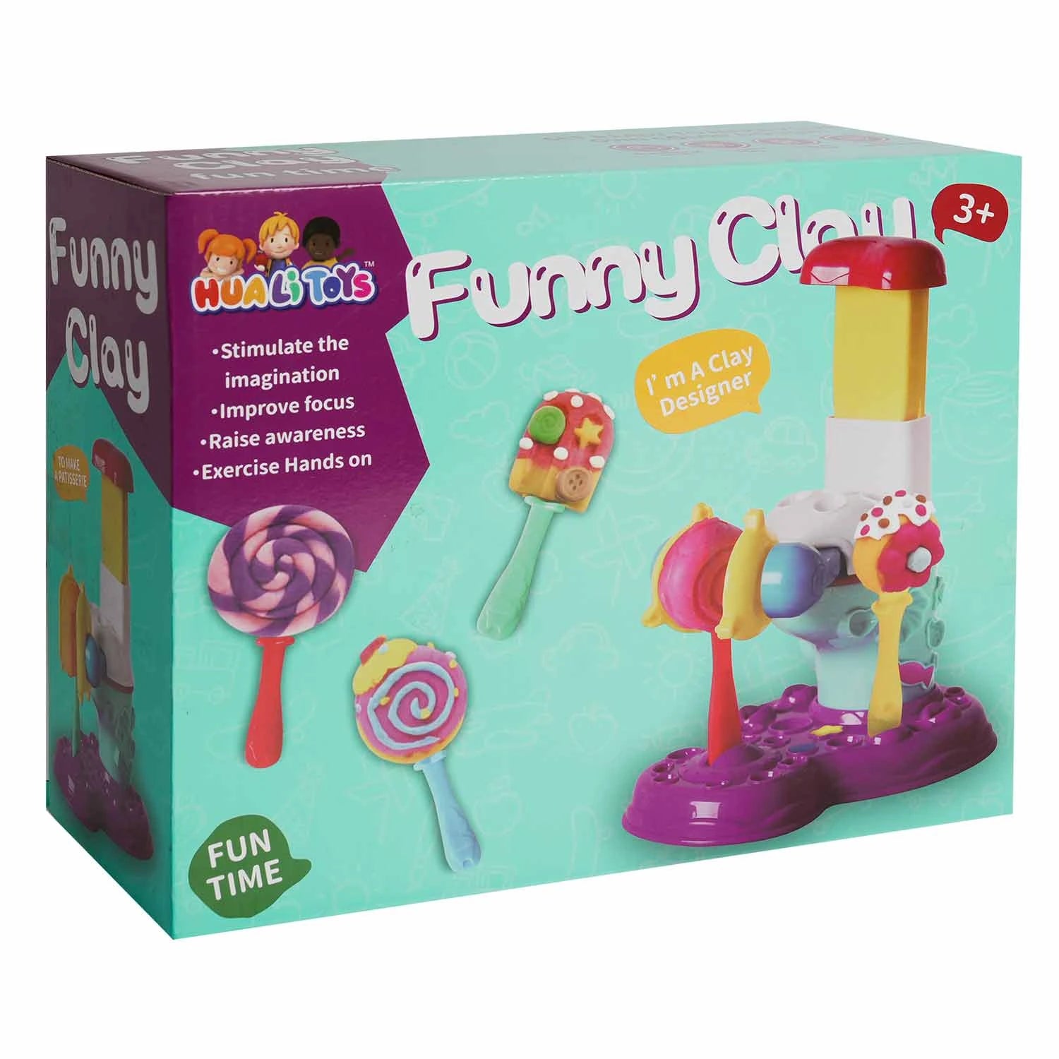 Funny Clay Sweet Treats & Ice Cream Maker Playset