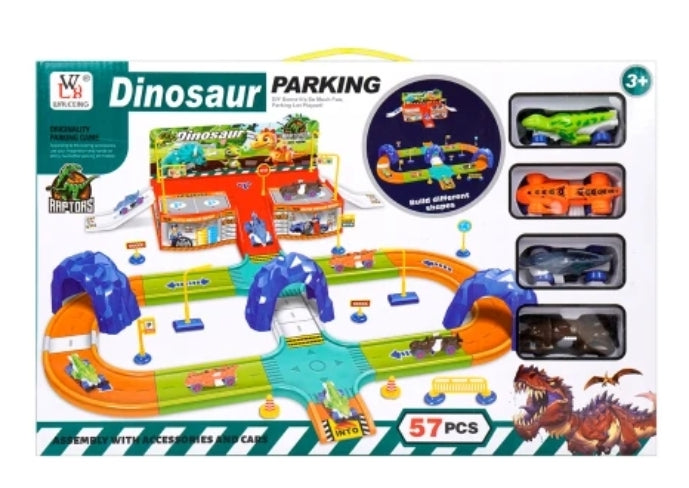 Parking dinosaurs 57 PC on 4 autos El clon