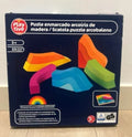 Playtive wooden Box with Rainbow Puzzles 23 pieces