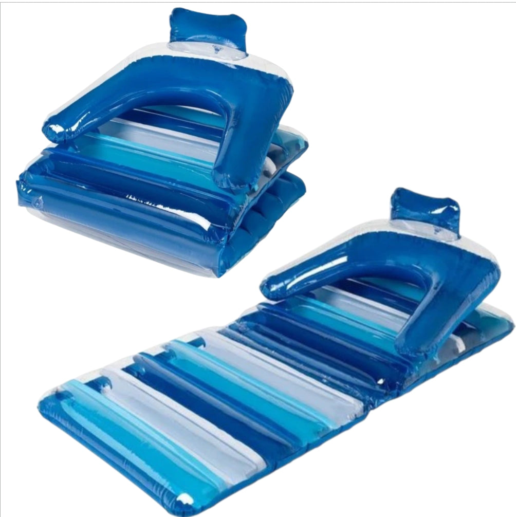 Livarno Inflatable Beach Chair 2-in-1 Lounger 170x80cm