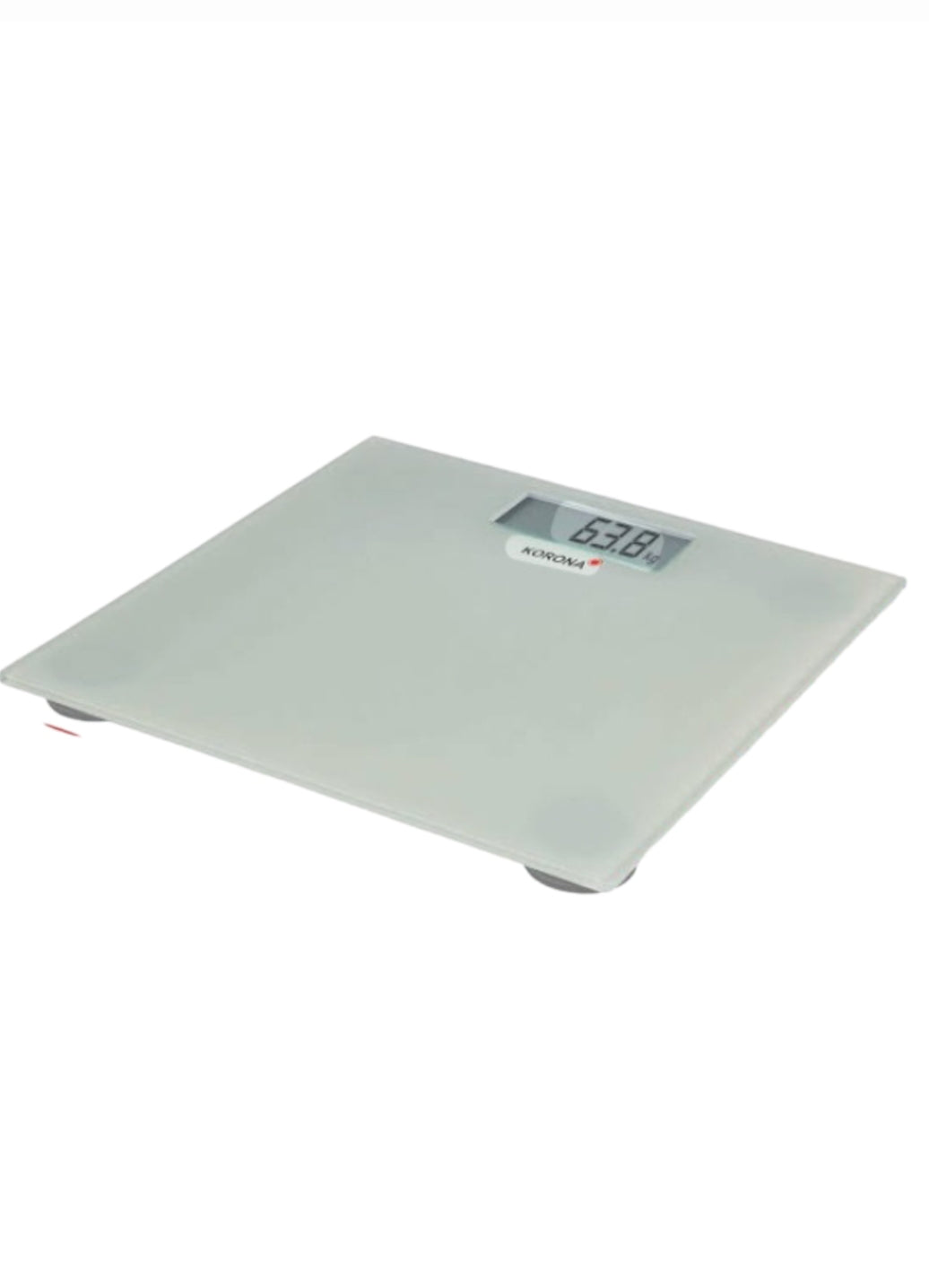 Korona 180kg glass scale with LCD & auto-off
