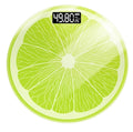 Lime design 180kg scale with LCD weight + temperature display