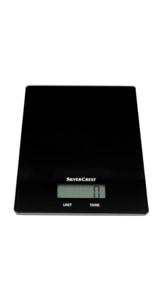 "SilverCrest Digital Kitchen Scale - 5kg max, 1g precision, LCD display, tare function, auto shut-off