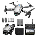 "E88 Pro foldable drone with SD dual camera, trajectory flight, LED lights, altitude hold and app control