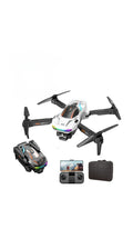 ‎"A88 Pro foldable drone with 8K dual camera, 3-sided obstacle avoidance, optical flow positioning, brushless motors and LED lights