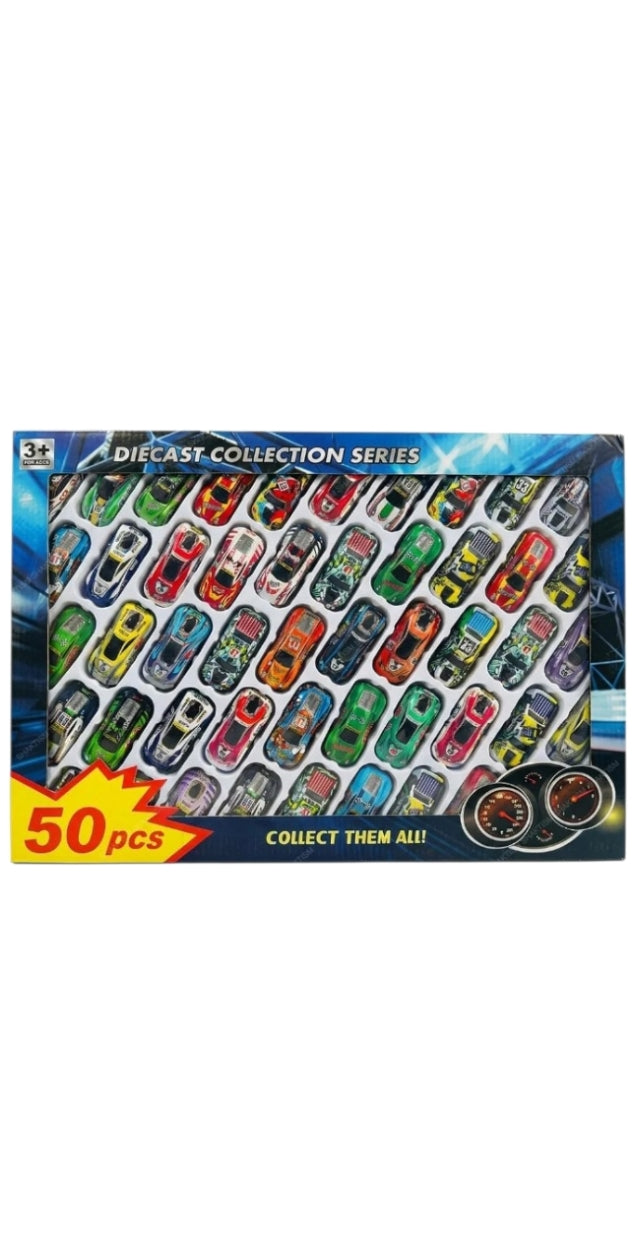 ‎"50pcs Diecast Cars Collection Set"