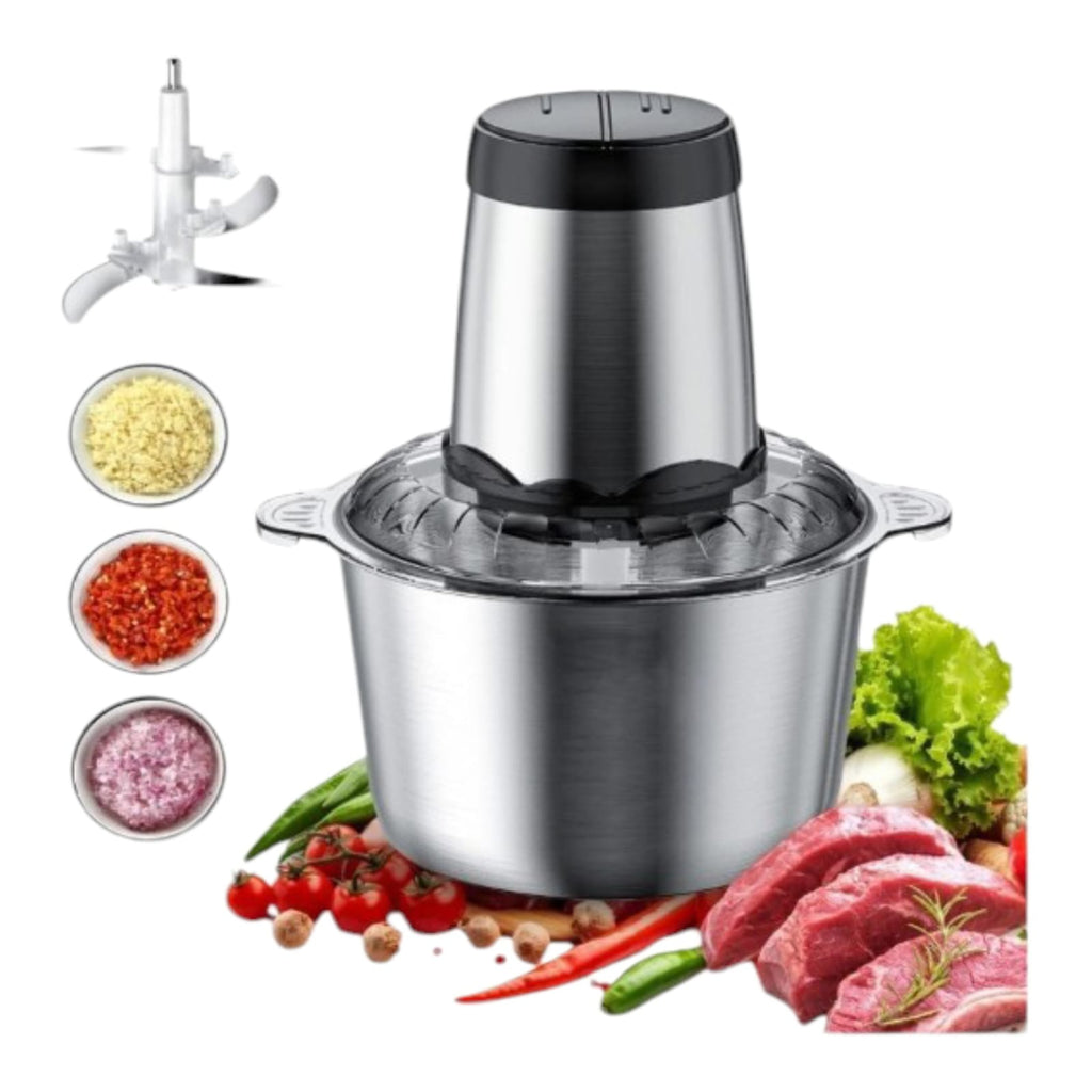 ‎*"Chop, grind, blend - one machine does it all. 3L stainless steel power for your kitchen."*