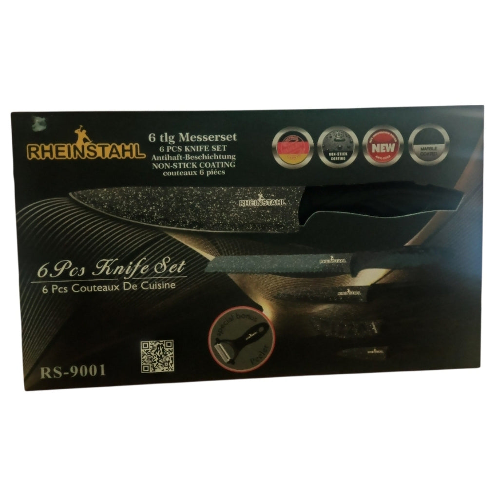 "Non-stick blades, pro cuts. Your kitchen upgrade starts here.