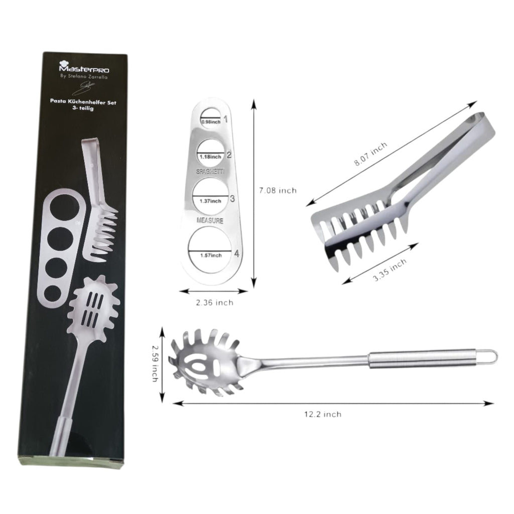 *"Measure, grab, serve. Pasta like a pro in 3 tools."*