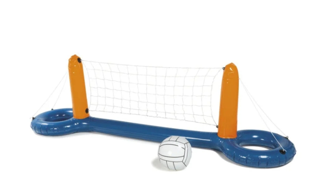 ‎`Inflatable Pool Volleyball Net - Fun for kids & family. Easy setup, floats on water