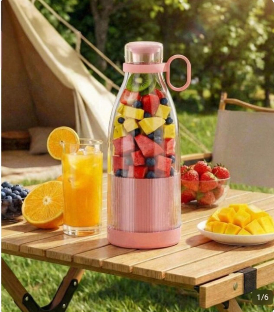 MINI JUICE 420ml | Bigger Cup, More Freshness | Blend Your Strawberries