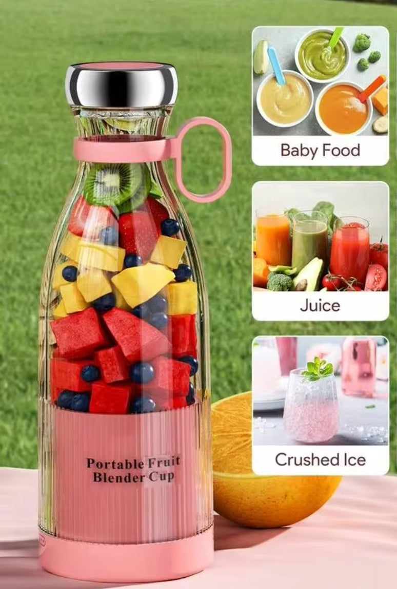 MINI JUICE 420ml | Bigger Cup, More Freshness | Blend Your Strawberries