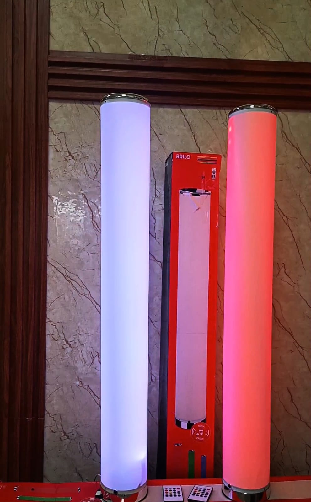 ‎Transform your space! BRILO RGB LED Floor Lamp with Music Sync. Available now!