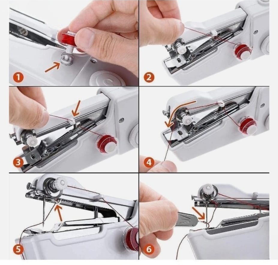 ‎_Sew anywhere, anytime. Portable cordless handheld sewing machine._