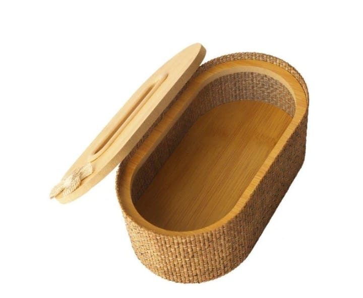 Add a rustic touch. Elegant woven tissue box for your home.