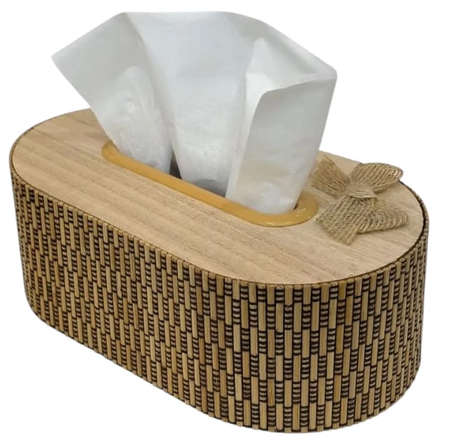 Add a rustic touch. Elegant woven tissue box for your home.