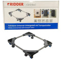 ‎Move heavy appliances with ease. Adjustable base with lockable wheels.