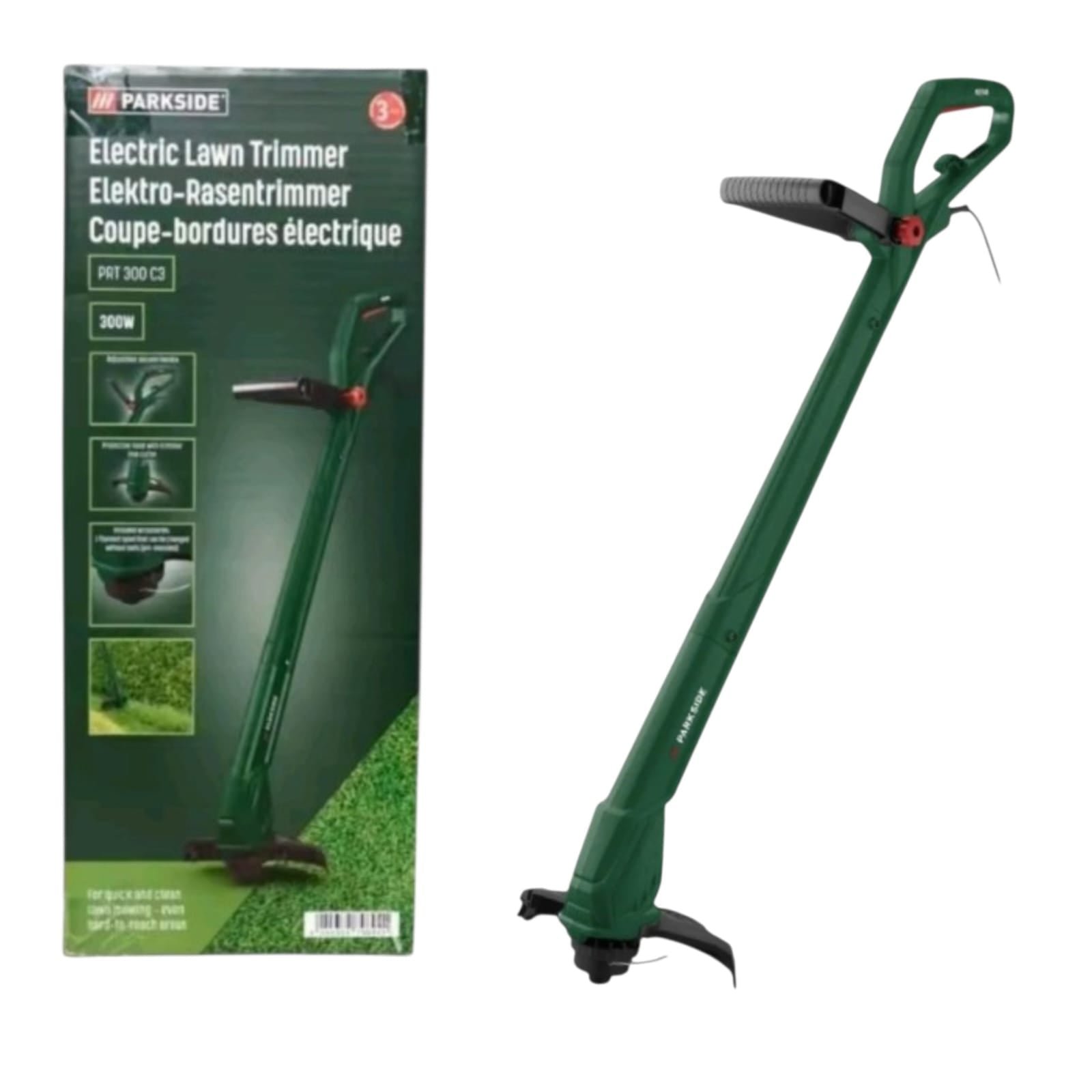 ‎Clean edges, easy trimming. 300W electric trimmer for a perfect lawn.
