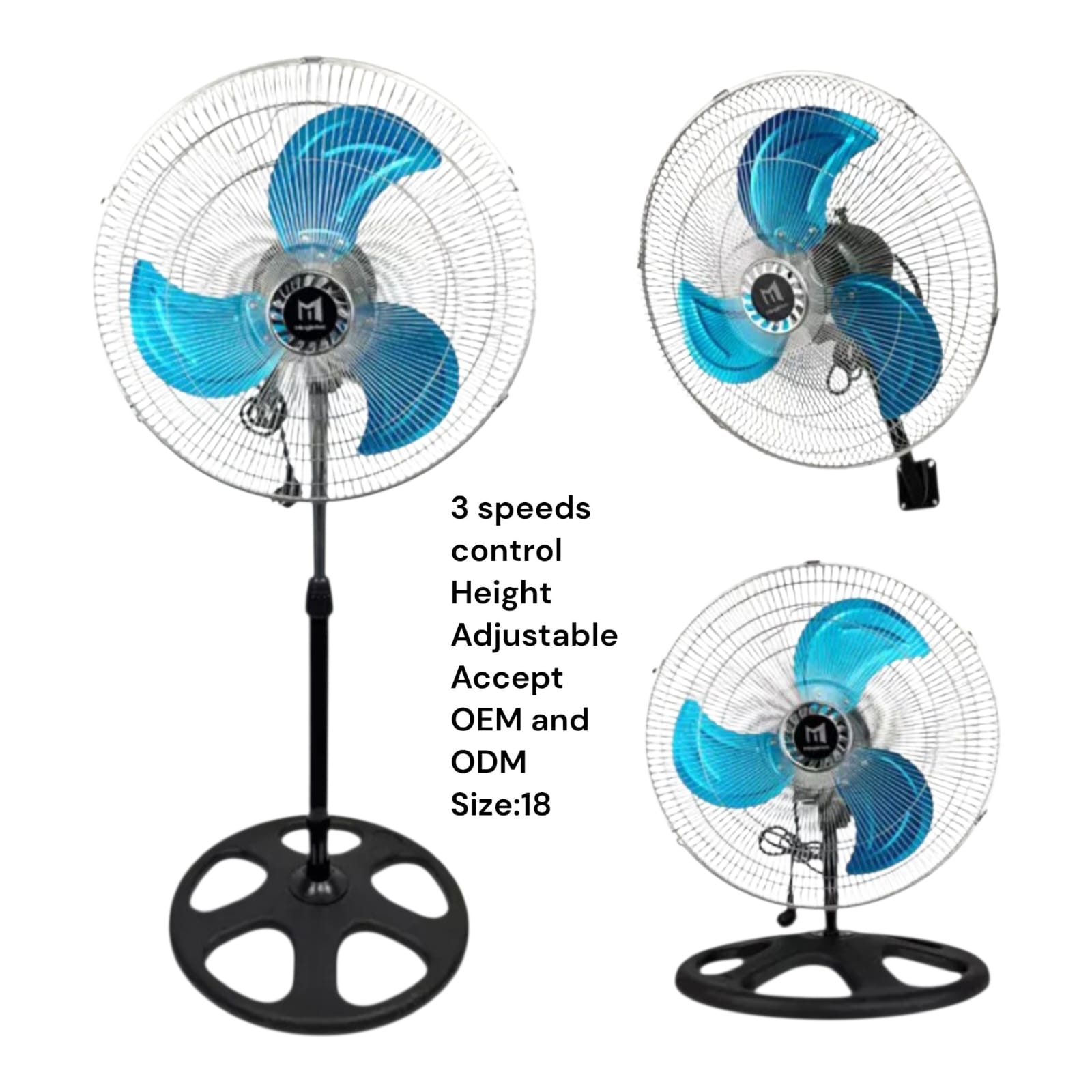 ‎3 fans in 1. Stand, table, or wall mount. Powerful cooling wherever you need it.
