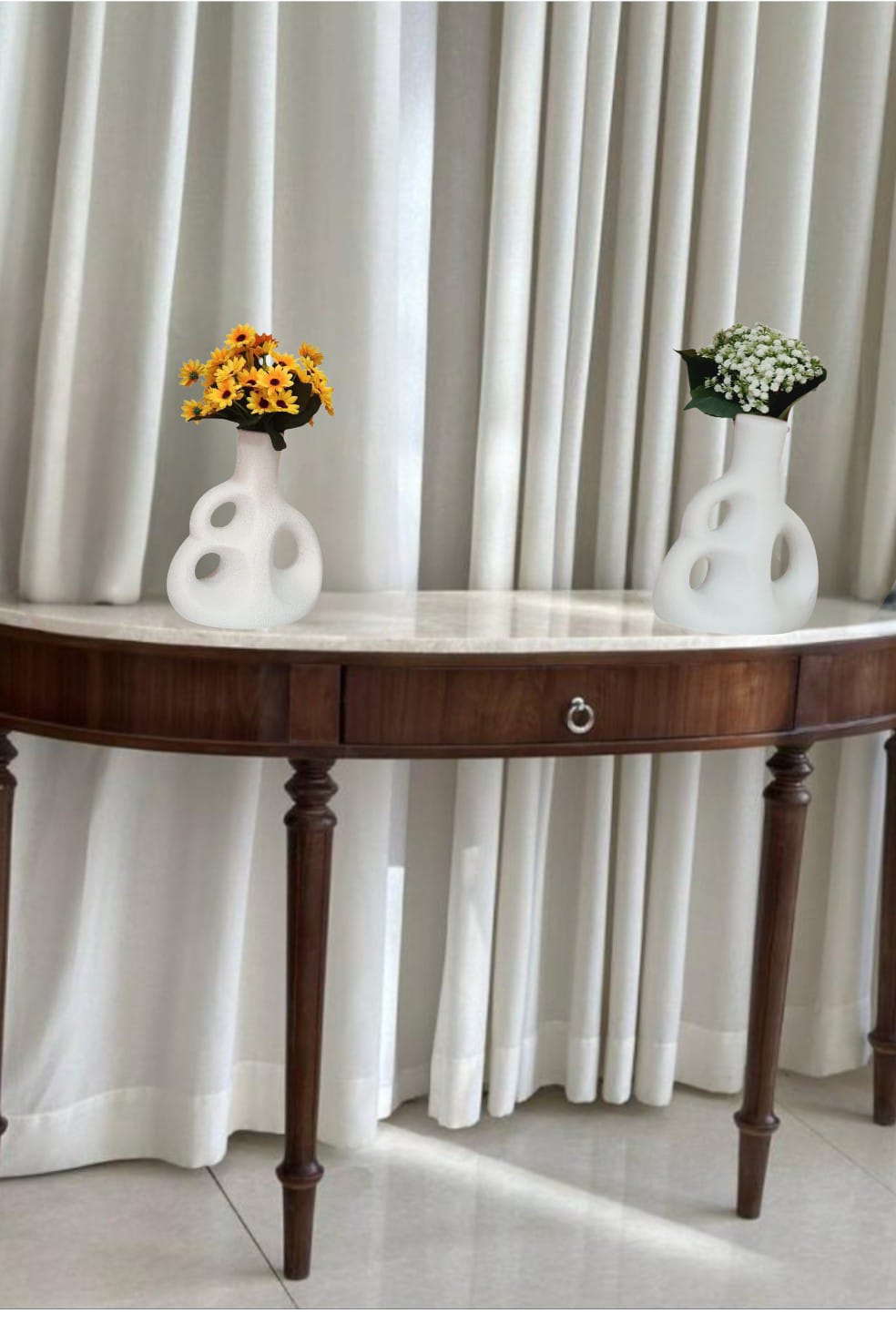 More than a vase. It's a centerpiece.