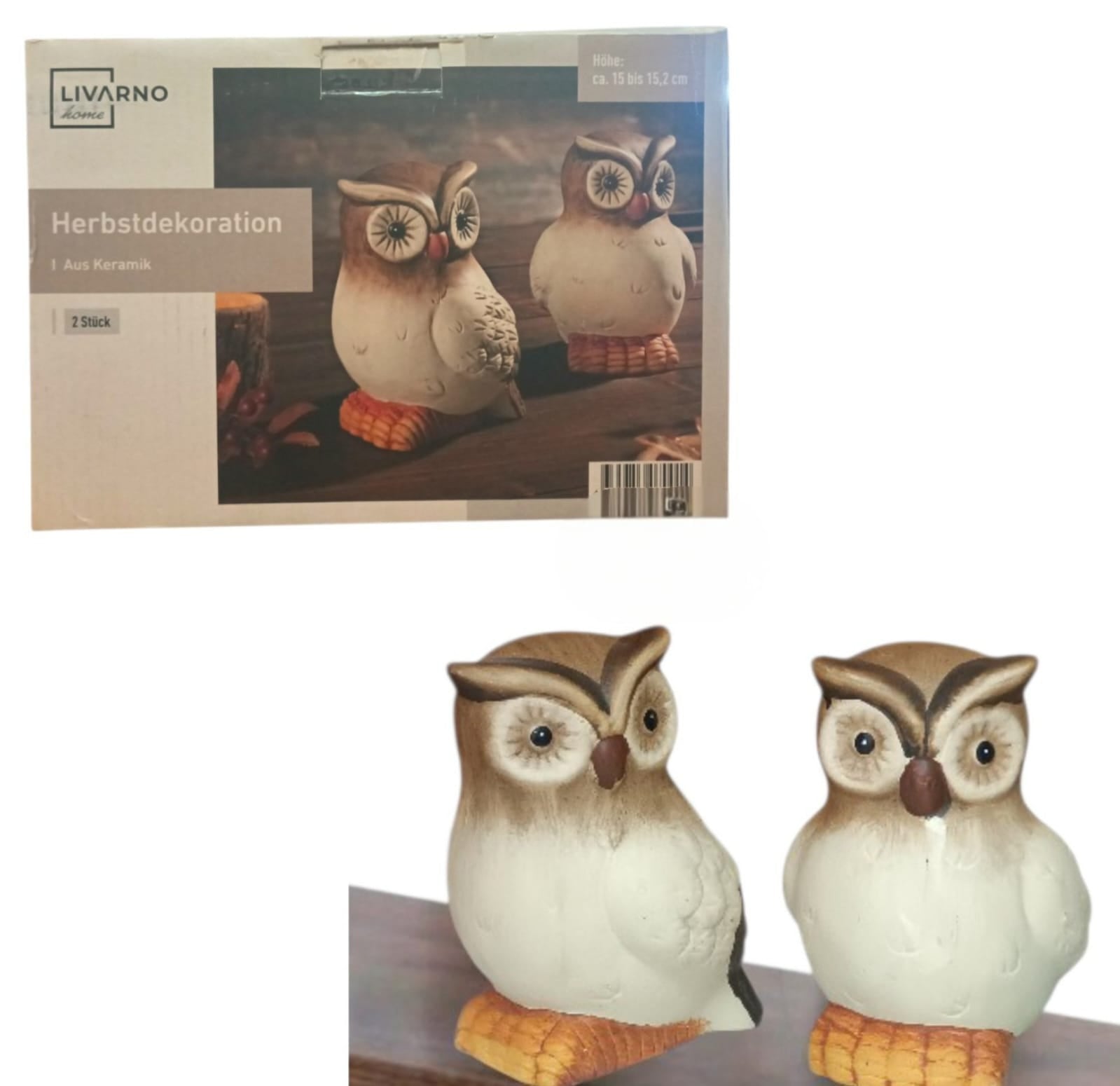 Livarno sculpted ceramic owls. A statement of timeless elegance
