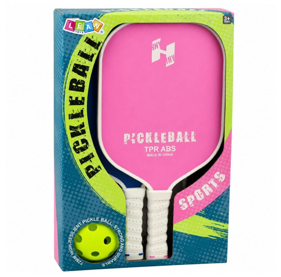 Pickleball Racket Set includes 2 paddles and 1 ball for fun family sports.