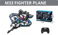 Fighter Plane RC Drone offers 360° flips and smooth flying control.