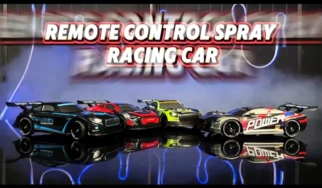 Sport Car Drift Racing features jet smoke and LED headlights.