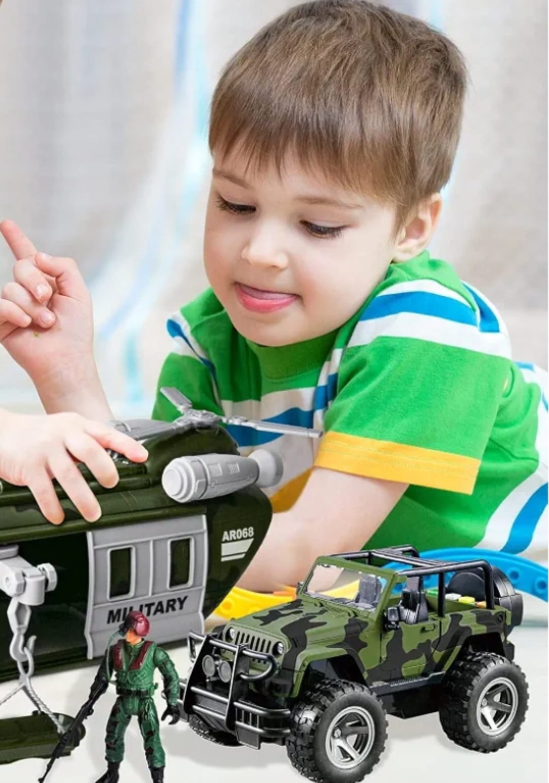 Battlefield King 4x4 RC Car features jet smoke and LED lights.