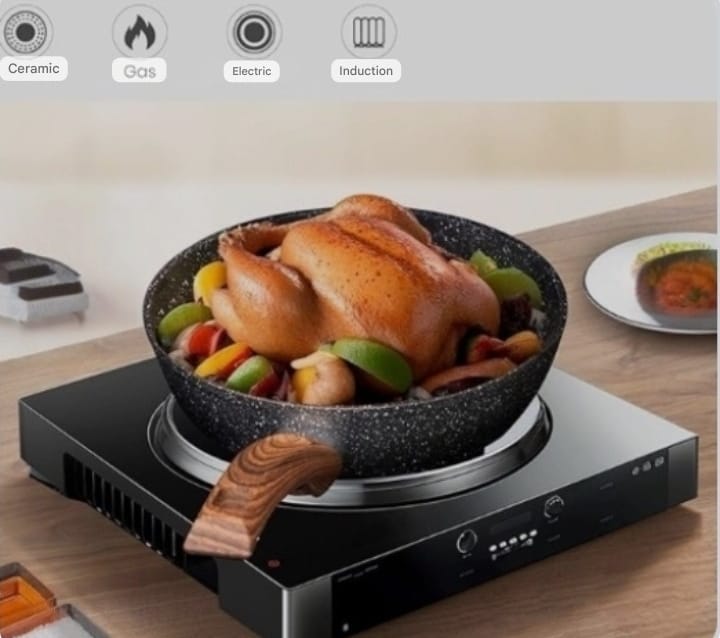 Household Frying Pan 26cm offers fast and even heat conduction.