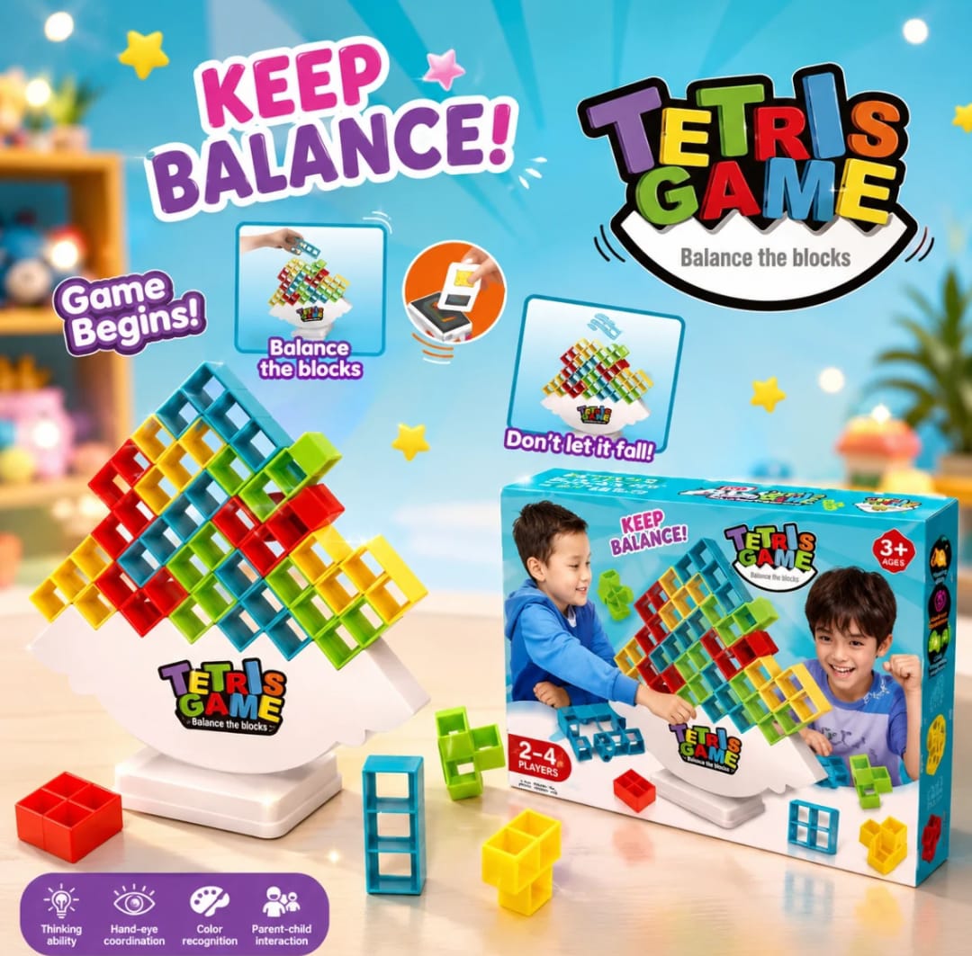 ‎*Tetra Tower*: Stack it, balance it, and don’t let it fall!