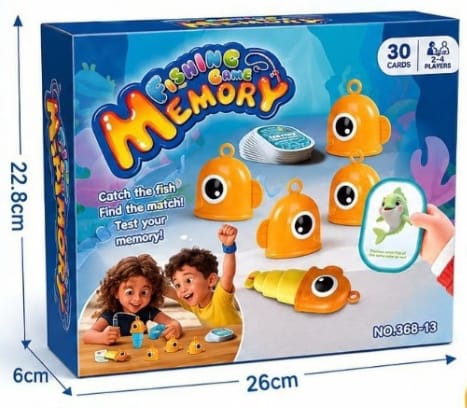 ‎*Fishing Memory Game*: Catch the color, train your memory!