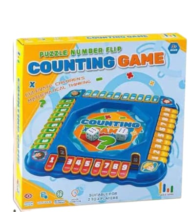 ‎*Puzzle Number Flip COUNTING GAME*: Roll, Add, Flip — Math Has Never Been This Fun!