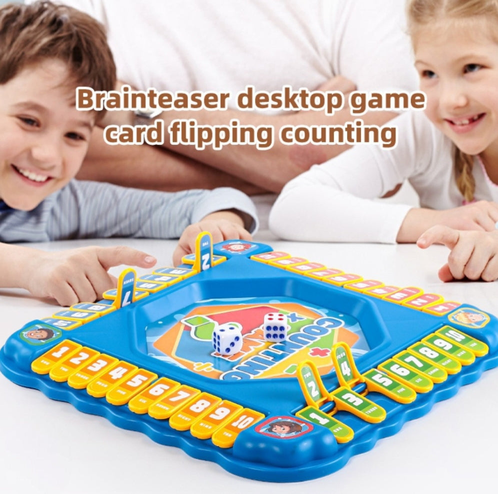 ‎*Puzzle Number Flip COUNTING GAME*: Roll, Add, Flip — Math Has Never Been This Fun!