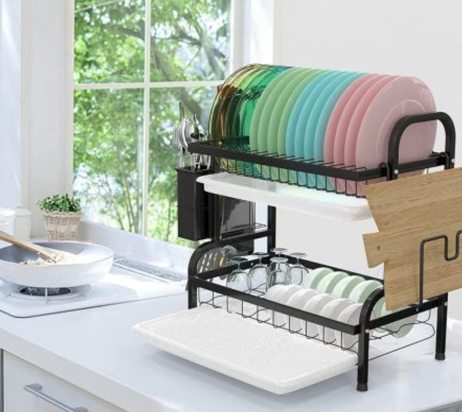 *Multifunctional Bowl Rack*: Organize. Drain. Shine — Your Kitchen’s New Best Friend!